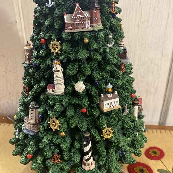 Danbury Mint Captain's Lighthouse Christmas Tree Complete w/ Accessories & Box - Picture 5 of 16